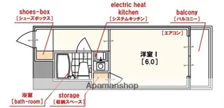 ラパンジール恵美須4【7階】の間取り