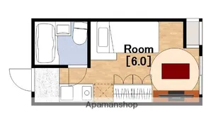 プレステージ北堀江【5階】の間取り