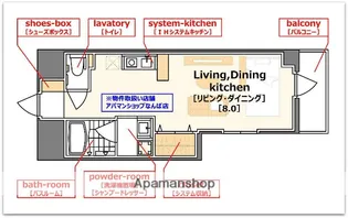 レジェンドール堺筋本町(LEGENDDOLL)【9階】の間取り