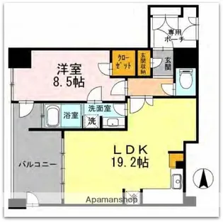 フェニックス日本橋高津【12階】の間取り