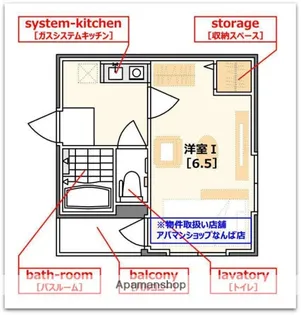 トレヴィの泉【3階】の間取り
