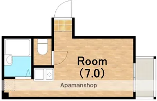 レジデンス堀江【4階】の間取り