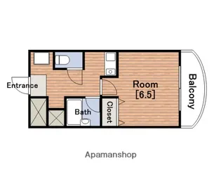 ピュアサクラ松屋町【10階】の間取り