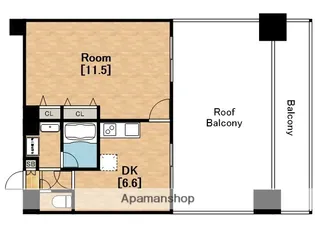 ウイングコート阿波座(WINGCOURT)【9階】の間取り