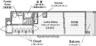 エグゼレジデンスタワー【18階】の間取り