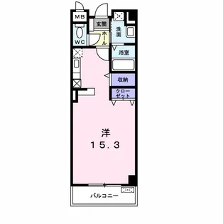 セレンディピティ O・V【2階】の間取り