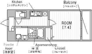 大阪府大阪市西成区千本南2丁目【マンション】の間取り