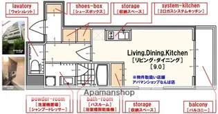 グラン心斎橋イースト【2階】の間取り