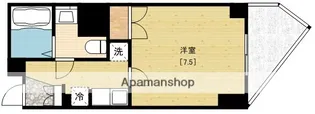 オリザ肥後橋【3階】の間取り