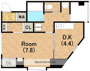 サンライフ堀江(SUNHEIGHTS)【2階】の間取り