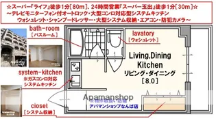 タイホウハイツ敷津Ⅱ【6階】の間取り