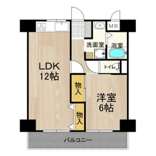 ロベリア弐番館【1103号室】の間取り