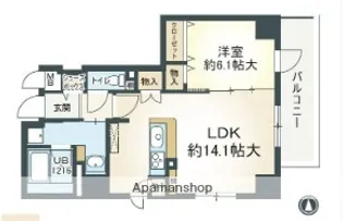 パレカルフール【3階】の間取り