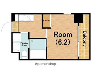 Park Hills 難波南 Lumiere【2階】の間取り