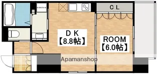 リーガル南堀江【3階】の間取り