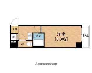 TATディナスティ西本町【6階】の間取り