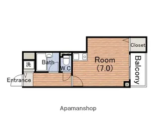 TATディナスティ西本町【4階】の間取り