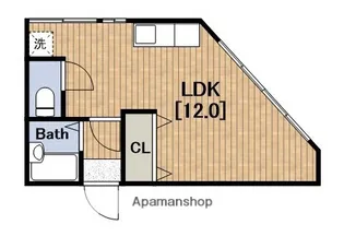 湊町ビル【7階】の間取り