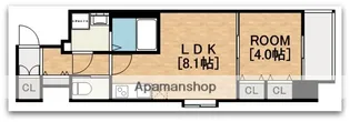 LC難波南【3階】の間取り