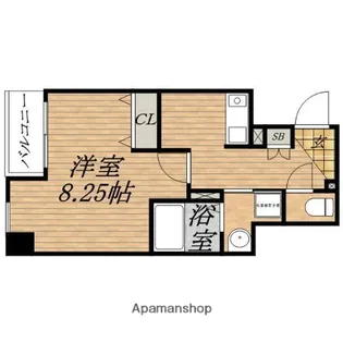 大阪府大阪市中央区久太郎町1丁目【マンション】の間取り
