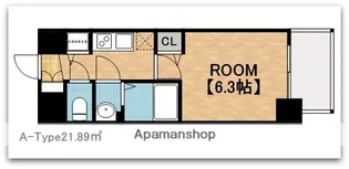 プレサンスOSAKA DOMECITYワンダー【9階】の間取り