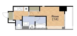 フォーチュン松屋町【5階】の間取り