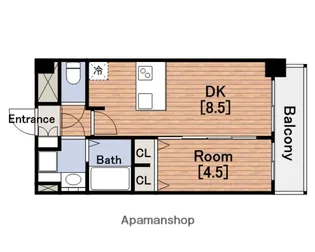 プレサンス高津公園ディオ【10階】の間取り