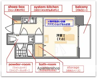 ラシュレエグゼ本町【9階】の間取り