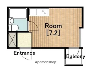 レディース大鉄【2階】の間取り