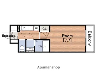 ラピーヌ南堀江レジデンス【3階】の間取り