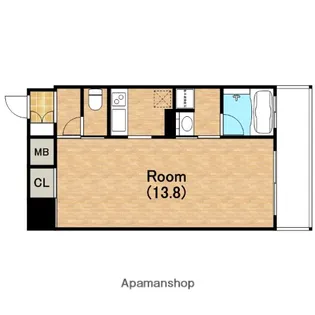 グランツ西大橋【11階】の間取り