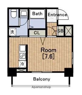 プレサンス心斎橋ラヴィ【3階】の間取り