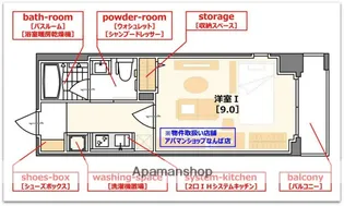 エスライズ四ツ橋【8階】の間取り