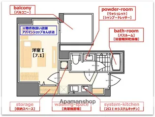 アドバンス心斎橋ラシュレ【2階】の間取り