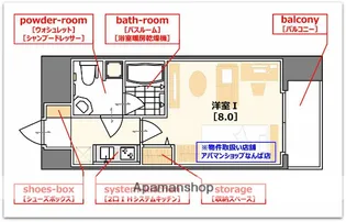 1Kの間取り画像