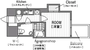 SERENITE本町エコート(セレニテ本町エコート)【7階】の間取り