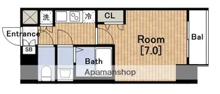 ファーストステージ江戸堀パークサイド【10階】の間取り