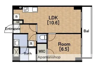 大阪府大阪市天王寺区悲田院町【マンション】の間取り