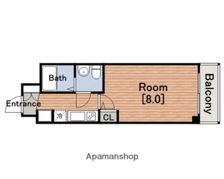 セレニテ堺筋本町SUD(シュッド)【2階】の間取り