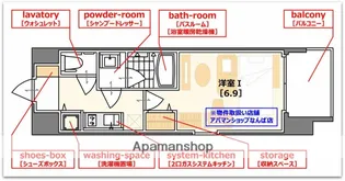 ファーストレジデンス大阪ベイサイド【11階】の間取り