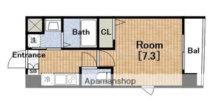 リヴィアスナンバエアリー【5階】の間取り