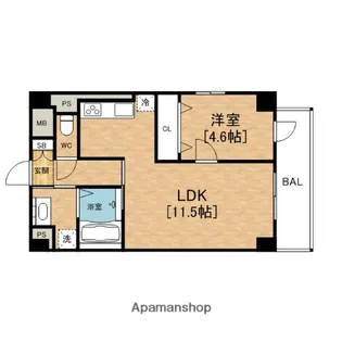 ウェスト宮ノ下【2階】の間取り