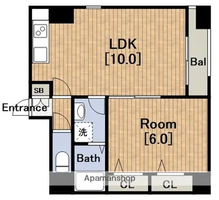 JESUS SQUARE日本橋【1階】の間取り