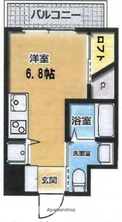 コーラルポワント難波WEST【9階】の間取り