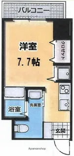 コーラルポワント難波WEST【10階】の間取り