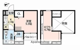 LORE【1階】の間取り