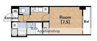 アスヴェルタワー大阪城WEST【4階】の間取り