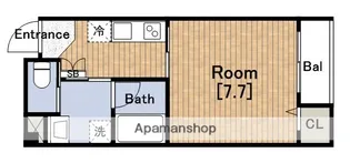 大阪府大阪市西成区岸里東2丁目【マンション】の間取り