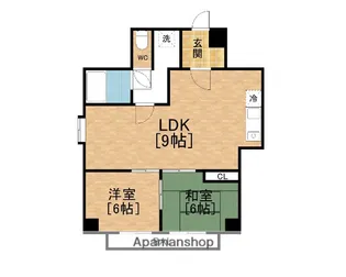 サンプラザ浪速Ⅰ番館【10階】の間取り