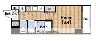 1Kの間取り画像